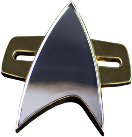 Star Trek - Star Trek Voyager Badge - (452x480) Png Clipart Download