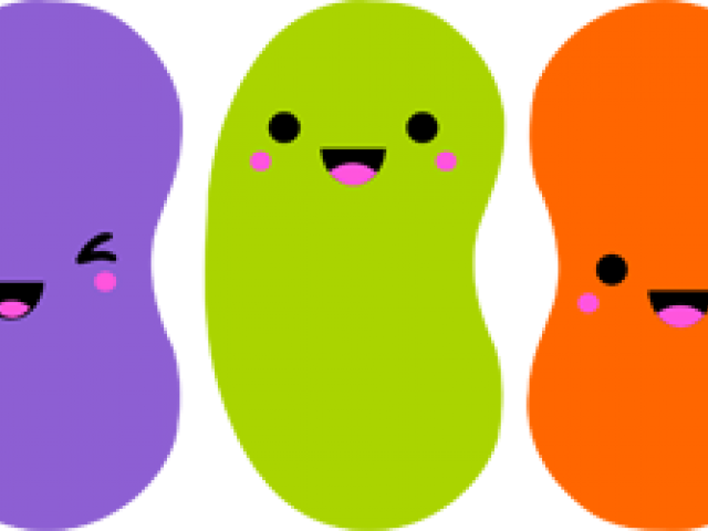 Jelly Beans Clipart Kawaii - Illustration - (640x480) Png Clipart Download