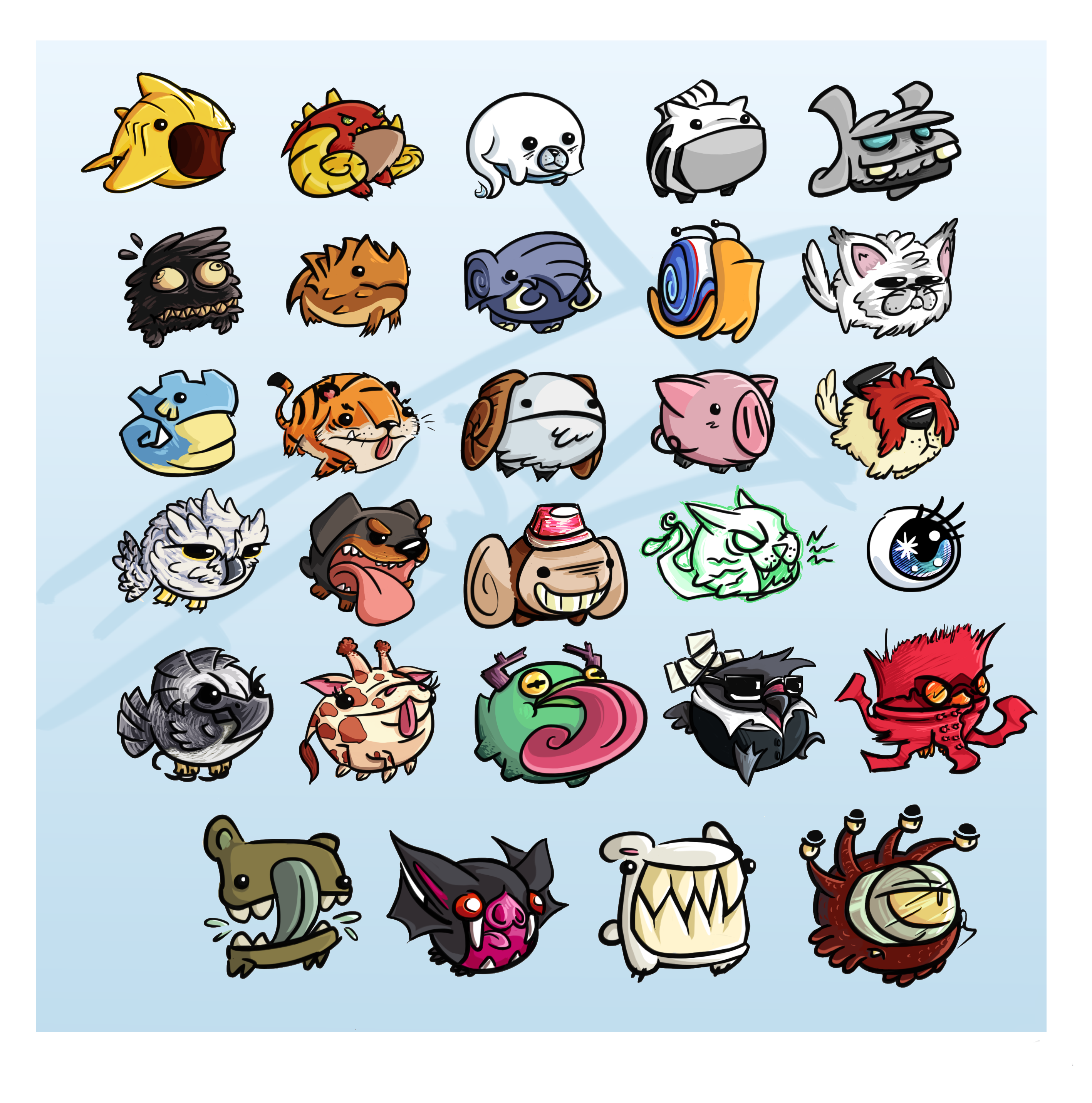 Castle Crashers Animal Orbs - Castle Crashers - (3000x2937) Png Clipart Dow...