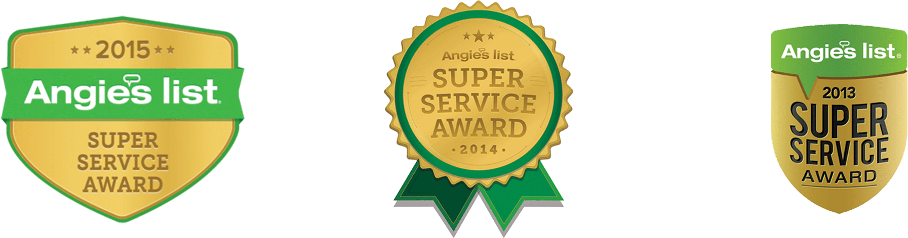 For Three Straight Years Watkins Construction Has Been - Angie's List Super Service Award 2015 Logo No Background (1800x600)