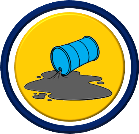 Oil Clipart Toxic Spill - Chemical Spill Clip Art - Full Size PNG ...