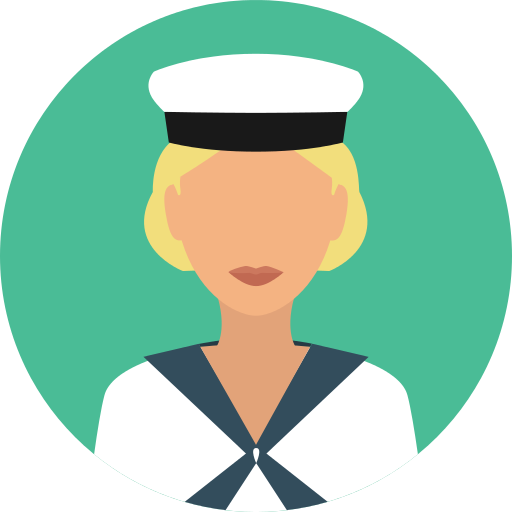 Sailor Png File - Sailor Woman Icon (512x512)