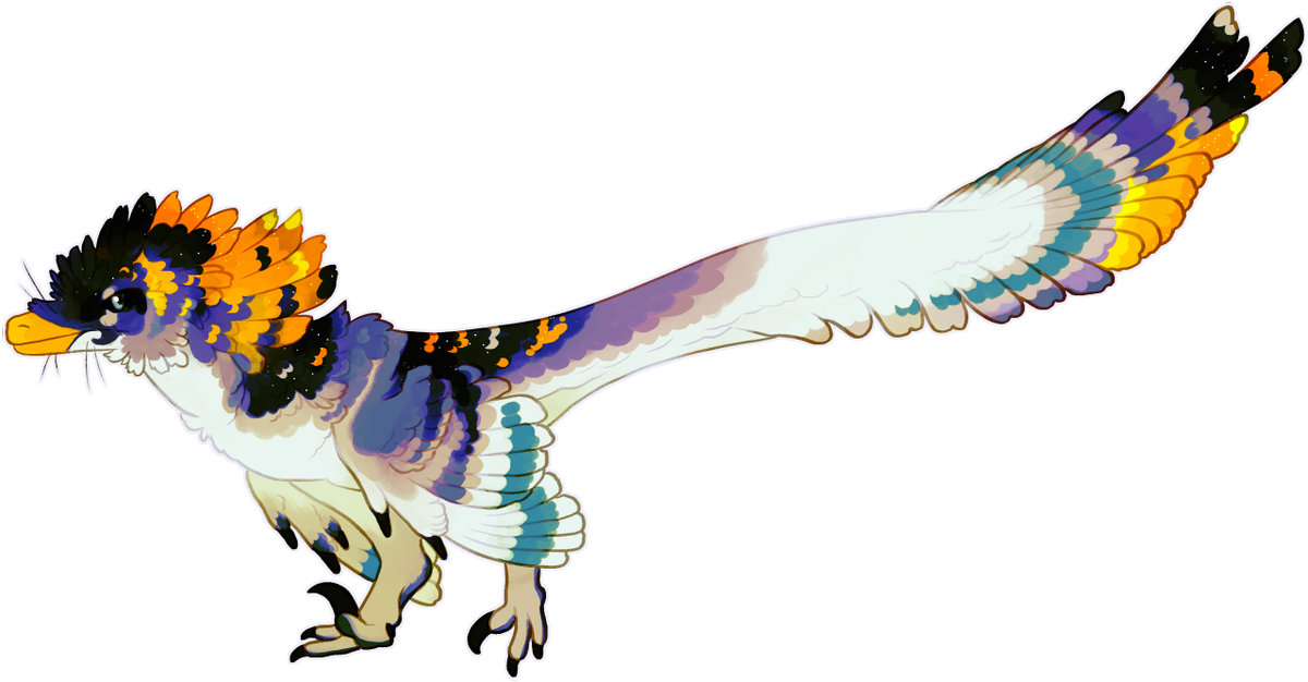 Just Another Wacky Colored Dino Draw Clipart , Png - Phasianidae (1200x626)
