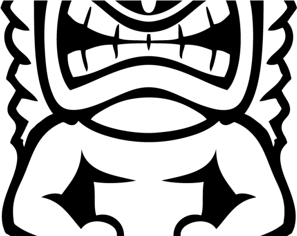 Totem Pole Clipart Tiki Man - Hawaiian Tiki - (640x480) Png Clipart ...