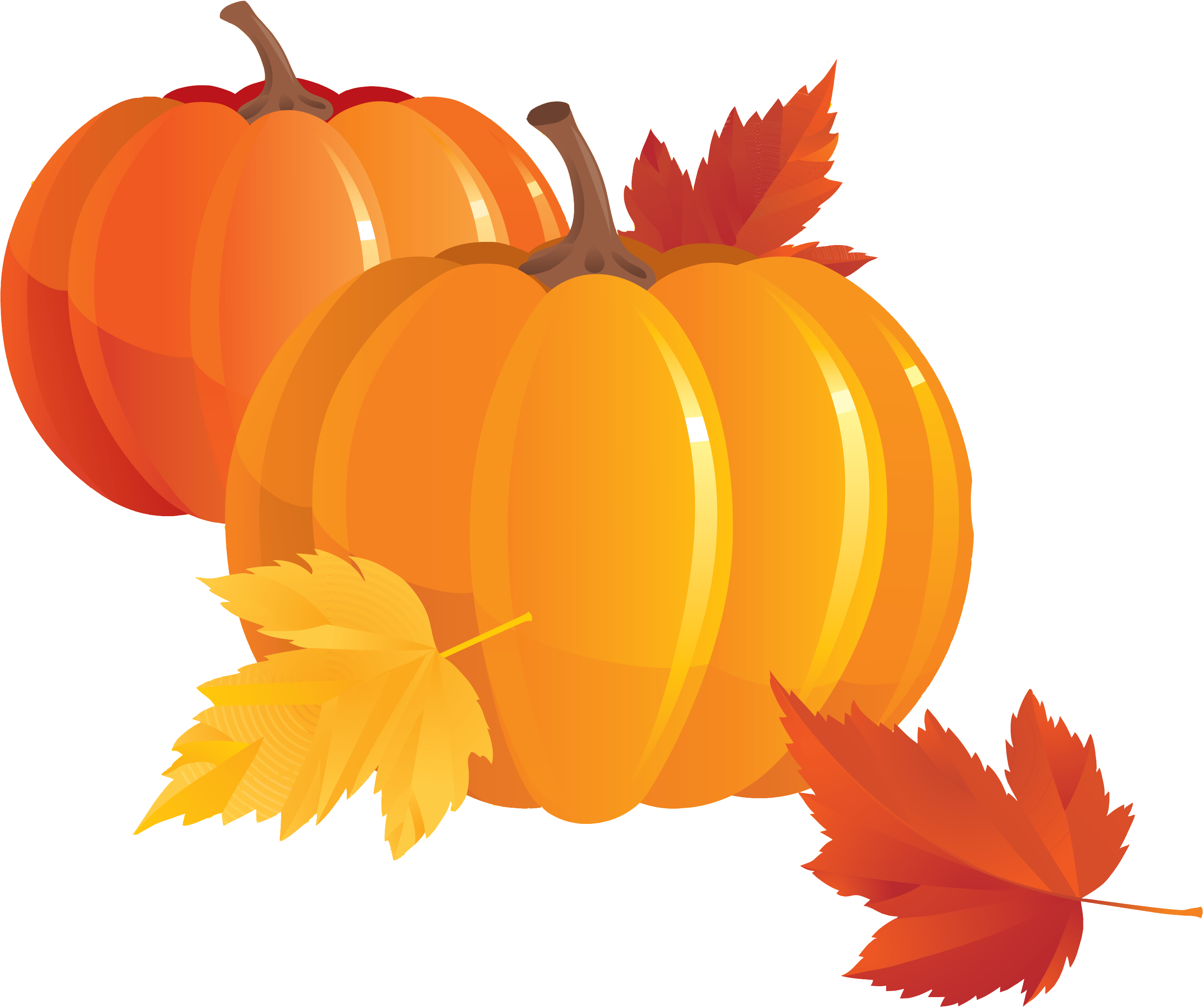 Autumn Pumpkins Clip Art 2892x2452 Png Clipart Download 0312