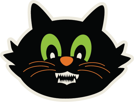 Scary Cat Svg Cut File Free Svgs Free Svg Cuts For Cat 468x357 Png Clipart Download