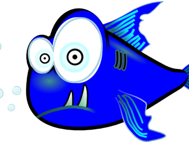 Piranha Clipart Cute - Piranha Clip Art - (640x480) Png Clipart Download