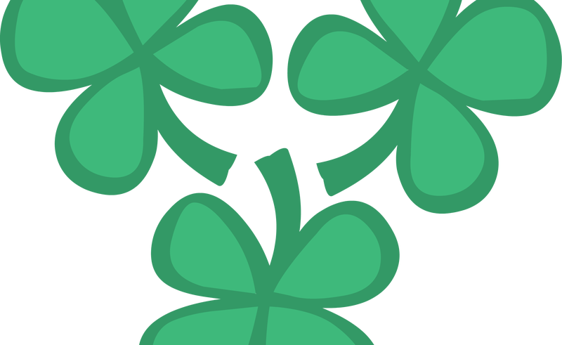 St Patrick Day Green Leprechaun Hat Png Clip Art Four Leaf Clovers