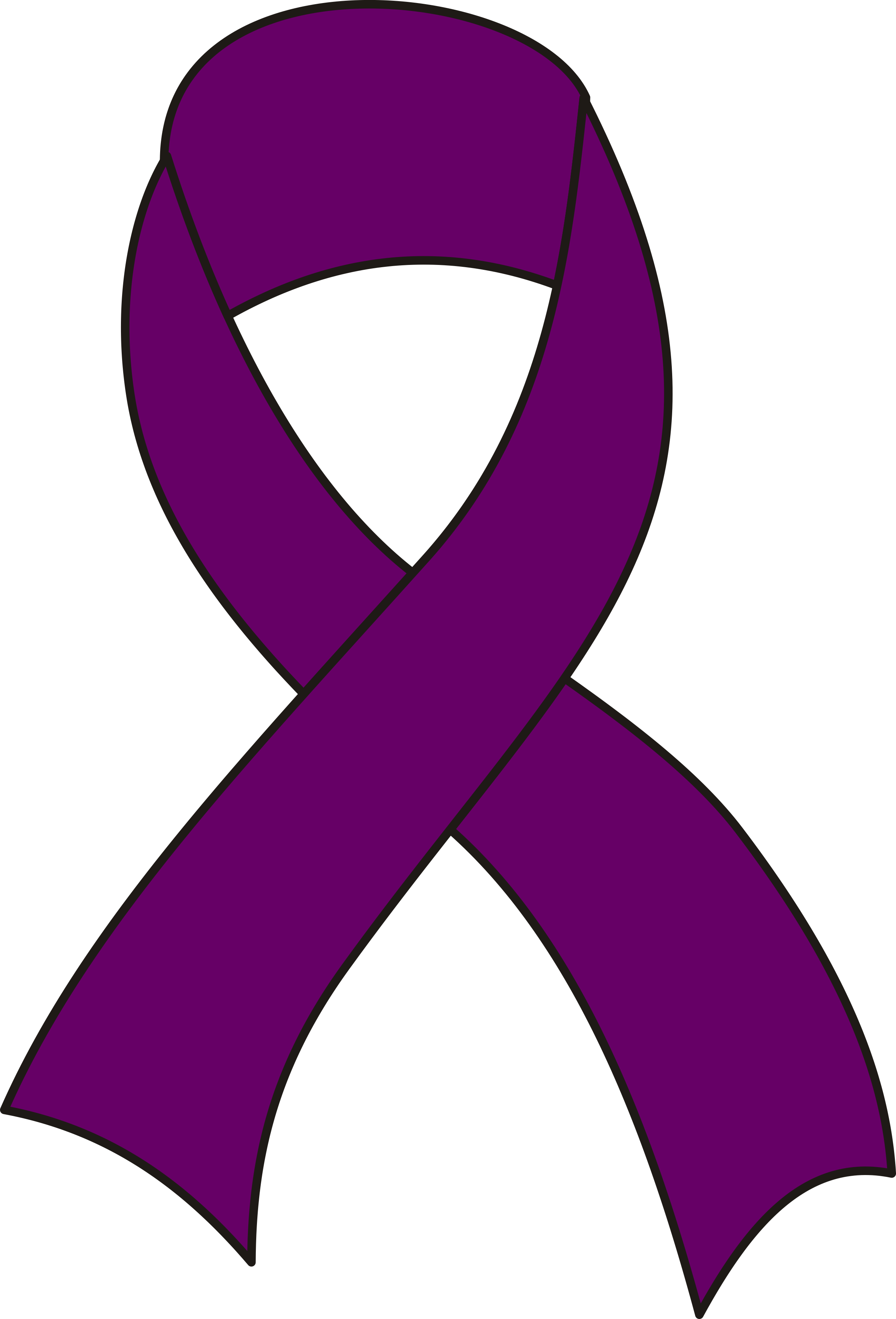 alzheimers ribbon clipart font