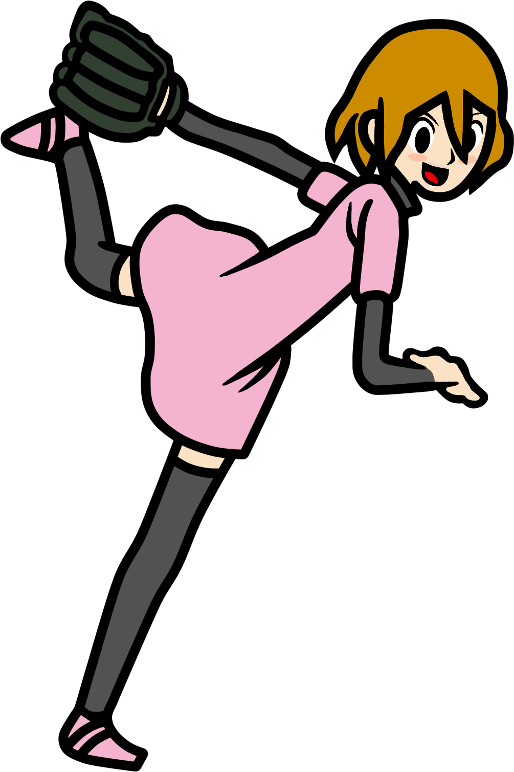 Harley Quinn Clipart Pitcher - Rhythm Heaven Fever Pitcher.