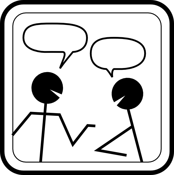 Ultra Relationship News - Free Clipart Conversation (594x597)