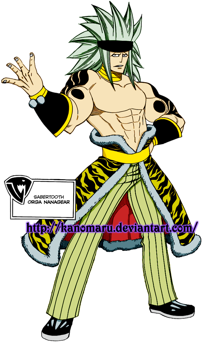 Orga Nanagear Kanomaru On Deviantart Png Deviantart Sabertooth Fairy Tail 692x1155 Png Clipart Download