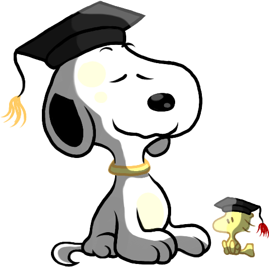 Snoopy Clipart Graduation - Snoopy Graduation Clip Art - (768x768) Png ...