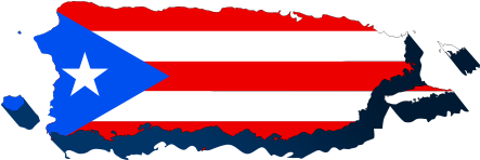 Puerto Rican Flag Logo - (500x500) Png Clipart Download