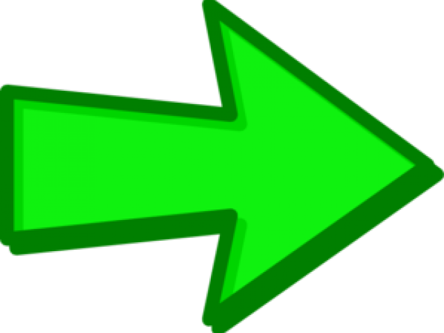 Continue Cliparts - Green Arrow Transparent (640x480)