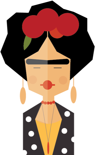 Frida Kahlo - Illustration (389x613)