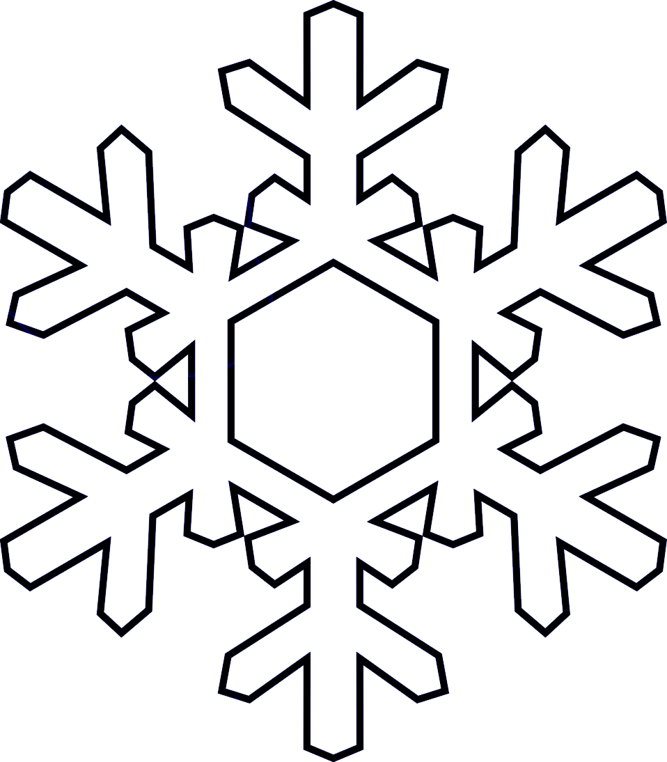 Cooling Printable Snowflakes 958x1094 Png Clipart Download