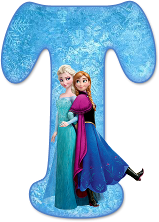 Alfabeto De Ana, Elsa Y Olaf De Frozen - Letras De Frozen O - (318x442 ...