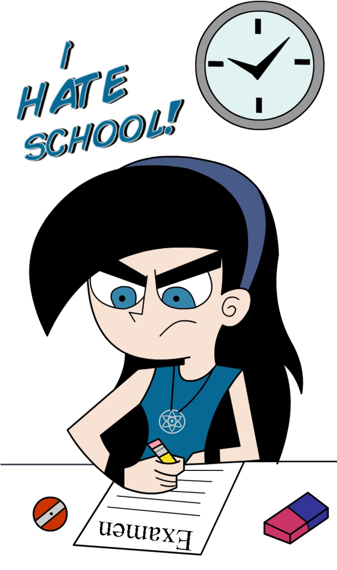 Hate School Png - (683x1171) Png Clipart Download