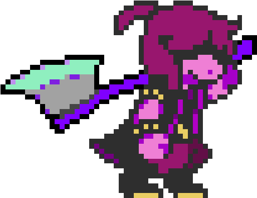 Deltarune - Susie Delta Rune - (512x403) Png Clipart Download