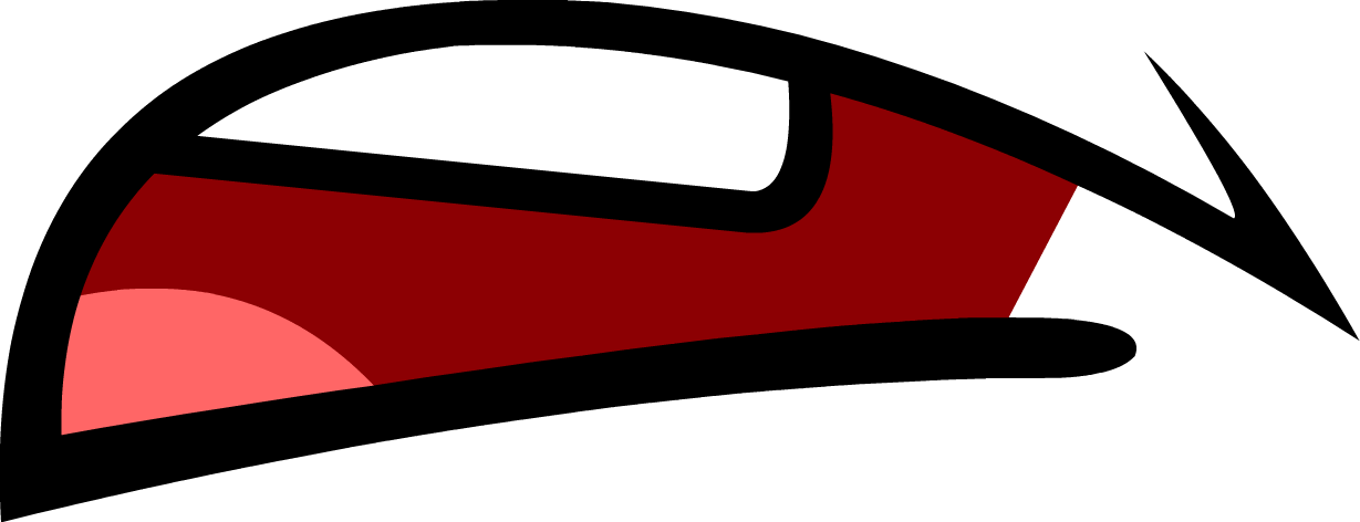 Mouth L - Bfdi Mouth - Free Transparent PNG Download - PNGkey