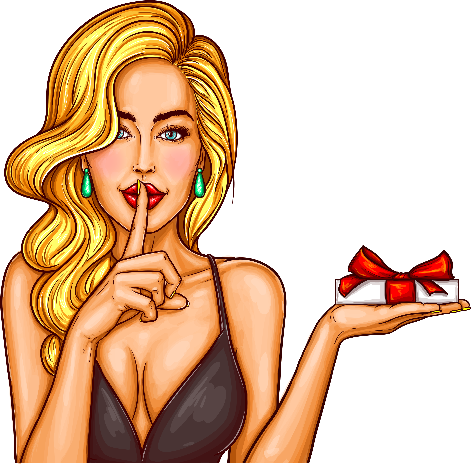 Pop Art Girl Png Hd Full Size Png Clipart Images Download 0167