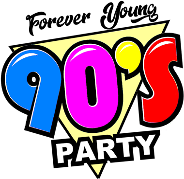 90's Party - 90's Party - (400x400) Png Clipart Download