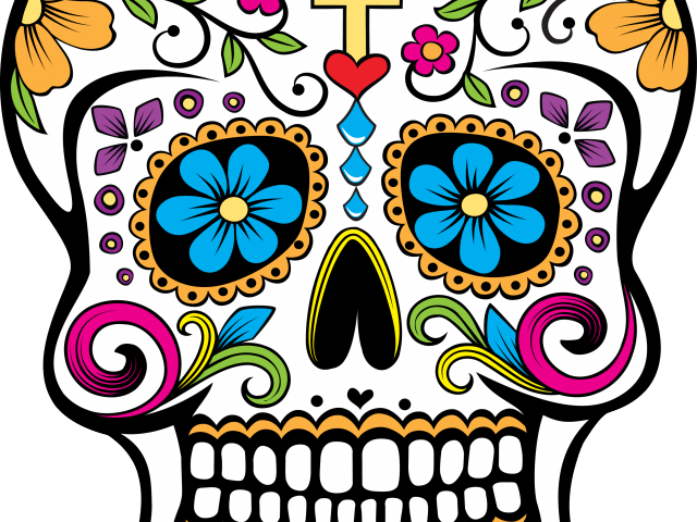 Day Of The Dead Clipart Bread - Sugar Skulls - Full Size PNG Clipart ...