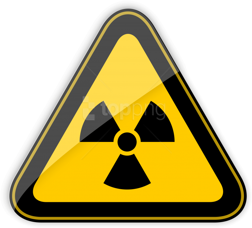 Free Png Download Radiation Hazard Warning Sign Clipart - Radiation ...