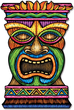 Where - Tiki Totem Pole - (400x400) Png Clipart Download