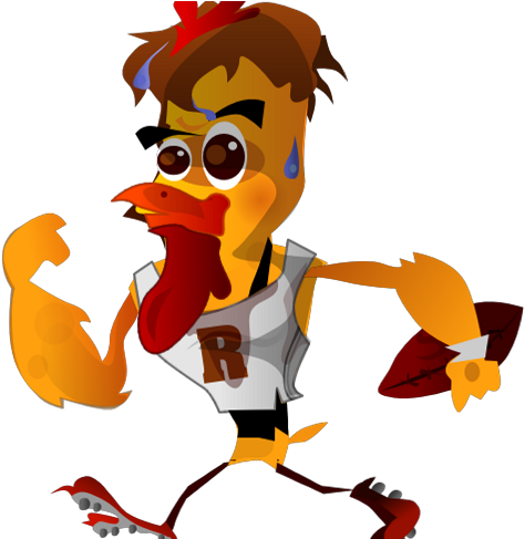 Run Chicken Ruuuuun - Cartoon - (872x486) Png Clipart Download