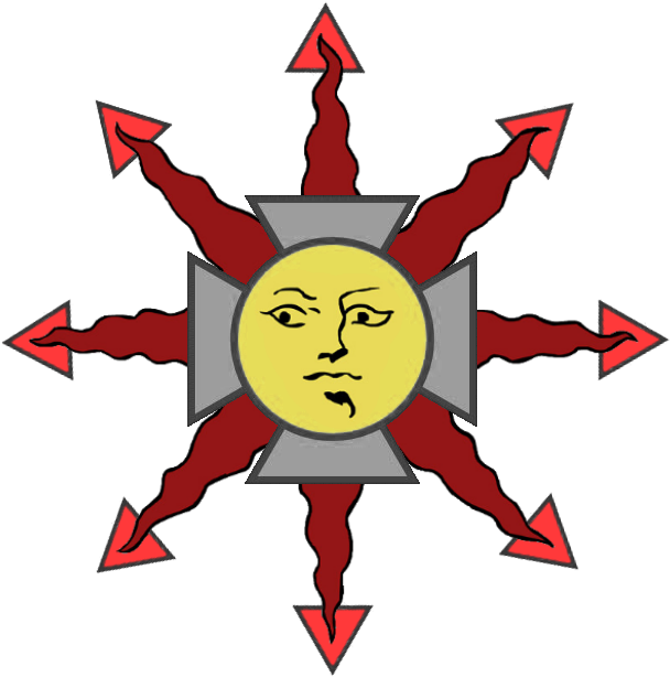 Praise The Sun Transparent Dark Souls Sun Logo 608x614 Png Clipart Download