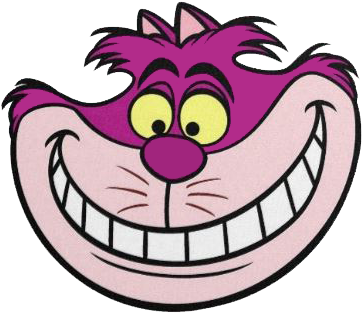 Cheshire Cat Clipart - Alice In Wonderland Cheshire Cat Face - Full ...