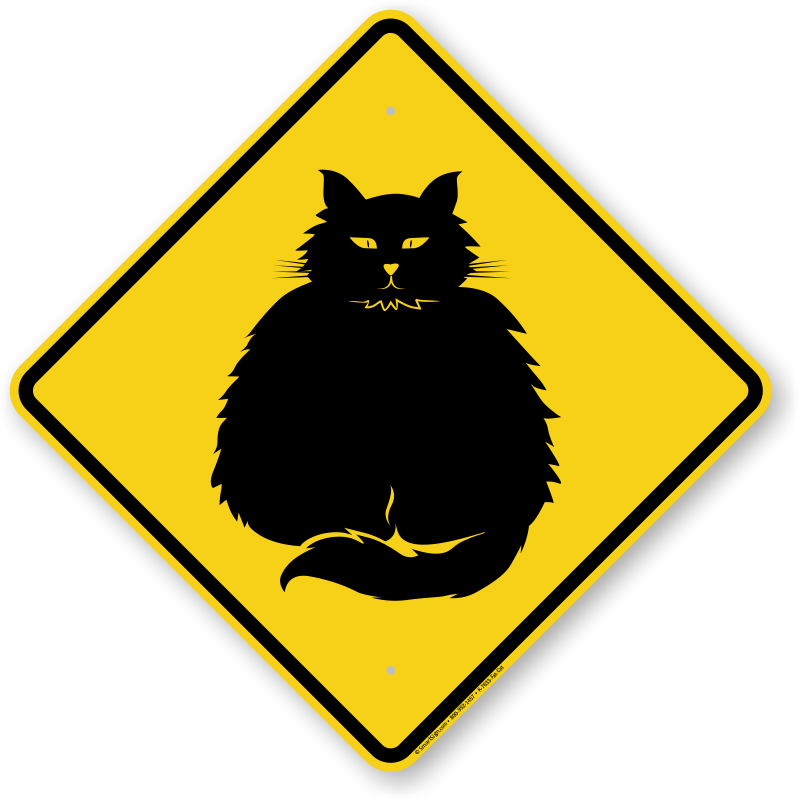 Cat sign. Кошка символ.