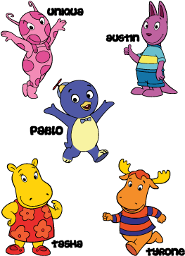 Backyardigans Color Logo Vector - Backyardigans And Their Names ...