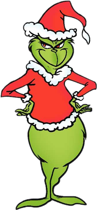 Grinch Christmas - Full Size PNG Clipart Images Download