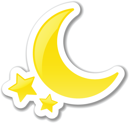 Half Moon Cartoon Images 月亮 512x512 Png Clipart Download