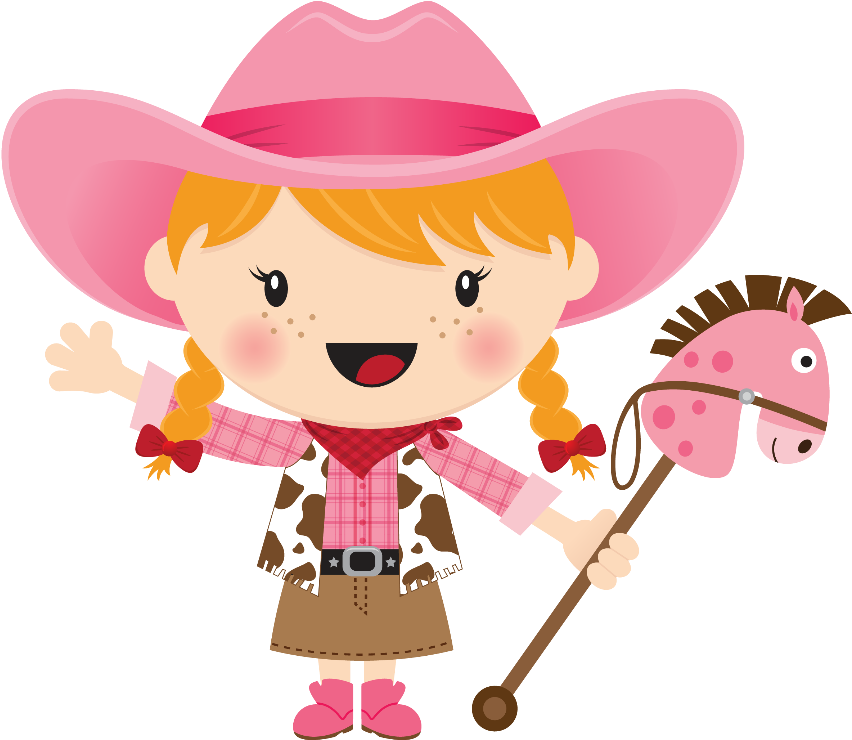 Stick Horses, Cowgirl Party, Printables, Blonde Hair, - Red Western ...