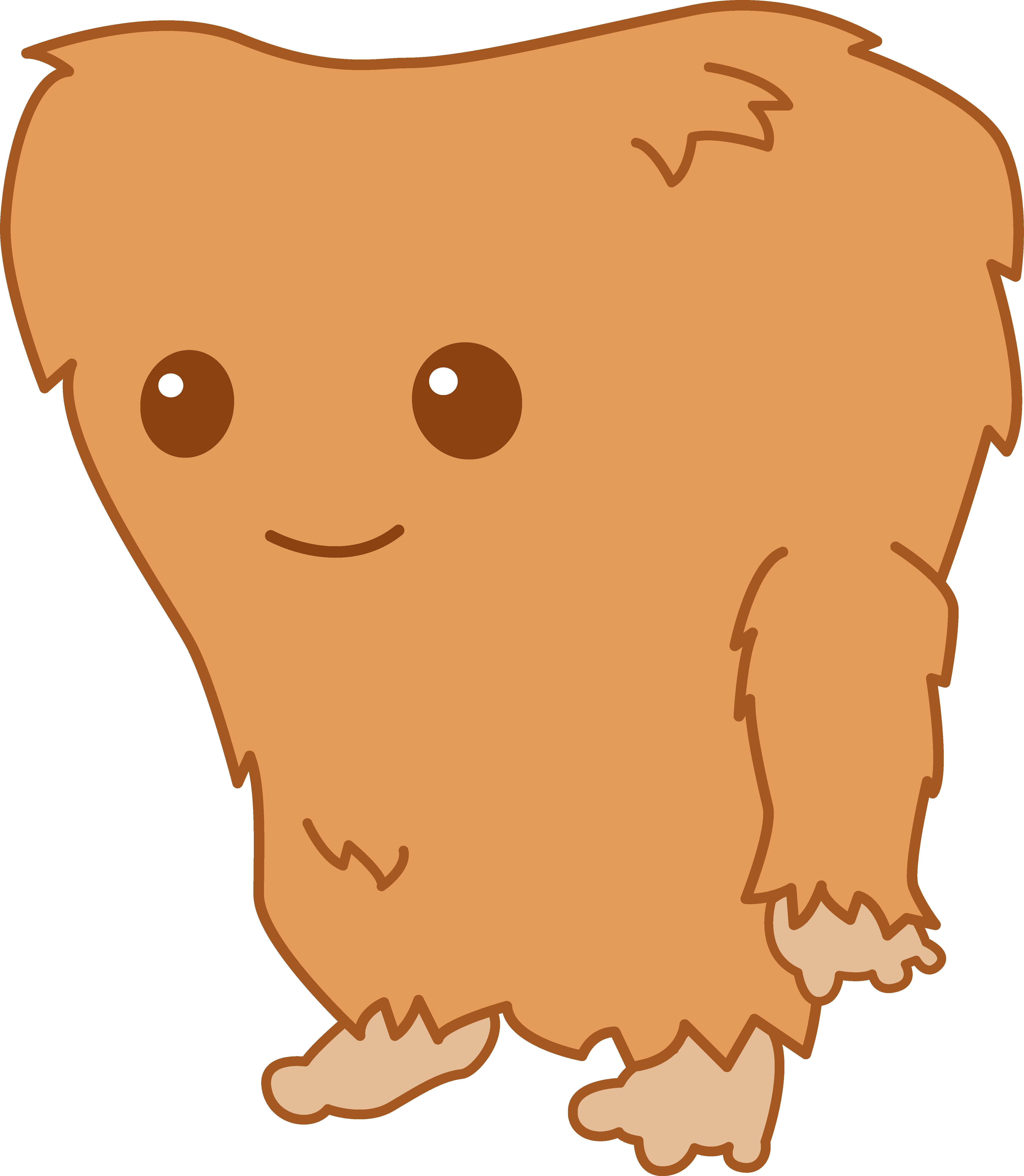 Brown monsters. Браун монстр. Brown Monster cartoon. Cute Yeti Art. Little cute Monster.