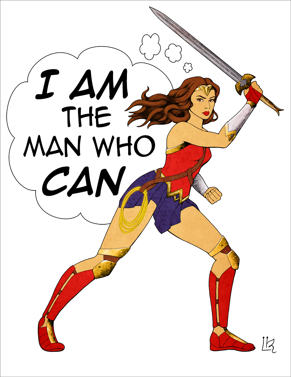 Wonder Woman Fanart Quote Inspirational Quote Motivational - Cartoon ...