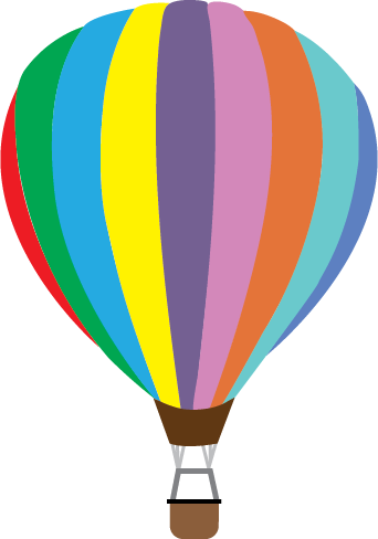 Hot Air Balloon Vector Graphic - Hot Air Balloon Vector - (342x488) Png ...