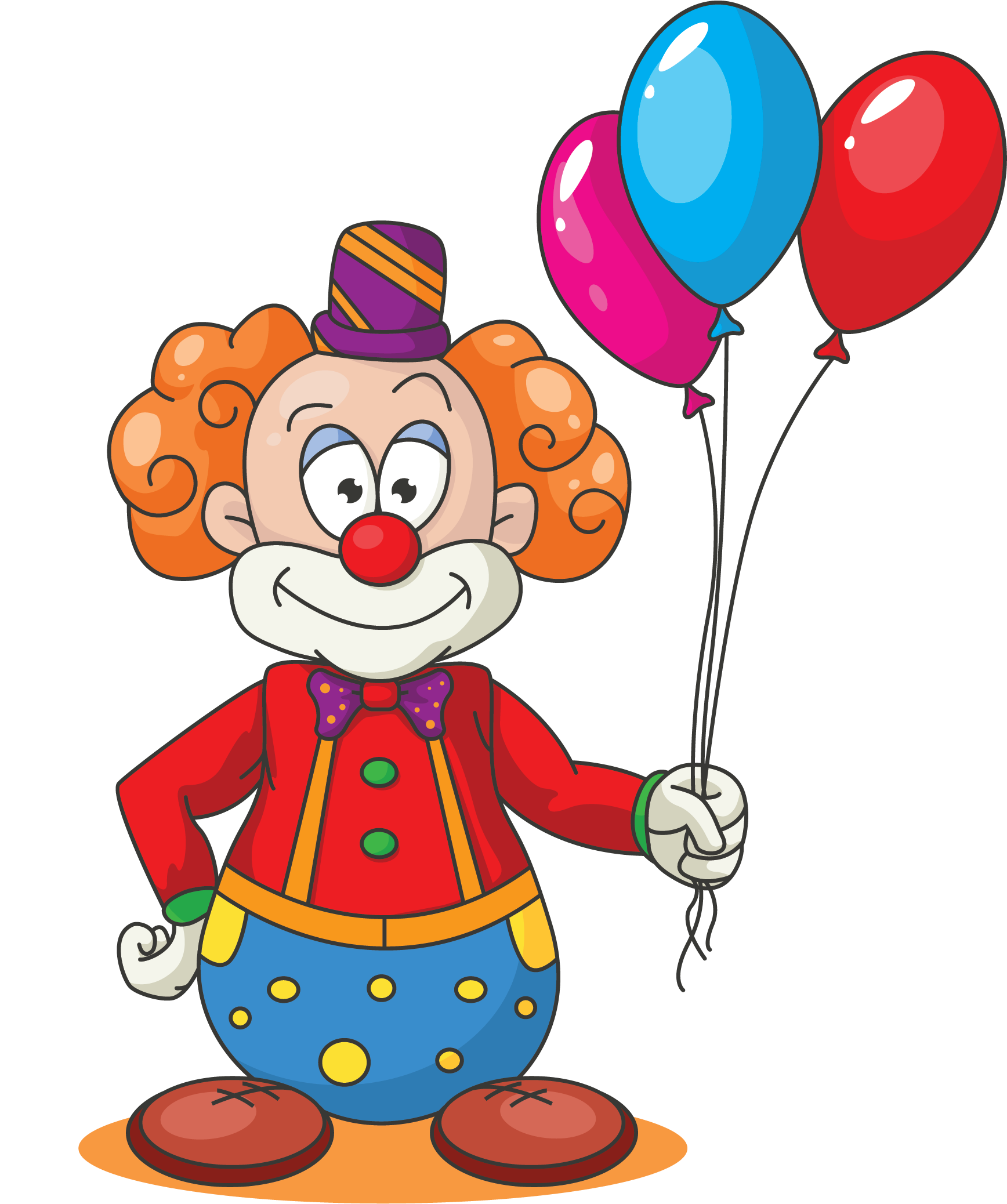 Learn Abcd For Kids Free Clown Cartoon Balloon - Cartoon With Balloons ...