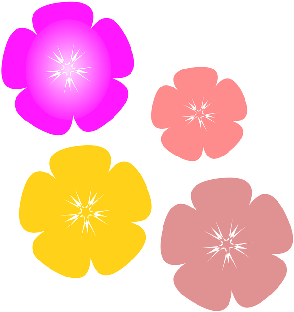 Pink Hibiscus Cliparts 22, - Art (720x720)