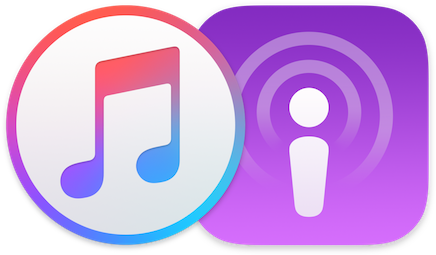 Itunes Itunes Podcast Logo Png 455x272 Png Clipart Download