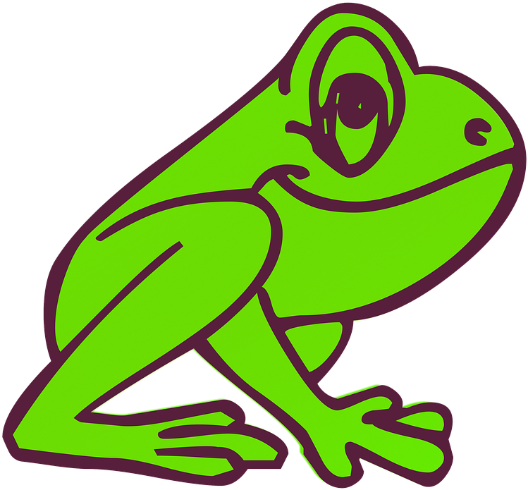 Cute Cartoon Frogs 21, - Gambar Kartun Kodok - (774x720) Png Clipart 