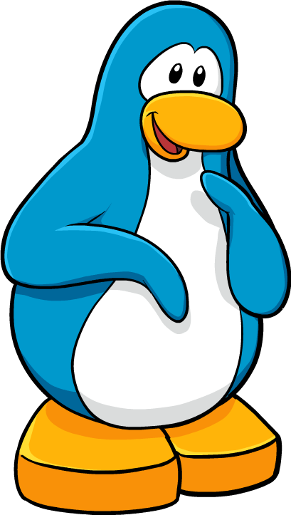 Penguin - Club Penguin Light Blue Penguin - (409x723) Png Clipart Download