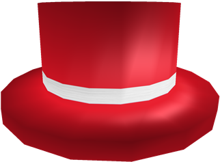 Top Hat Clipart Red Red Top Hat Roblox 420x420 Png Clipart Download - red roblox hat