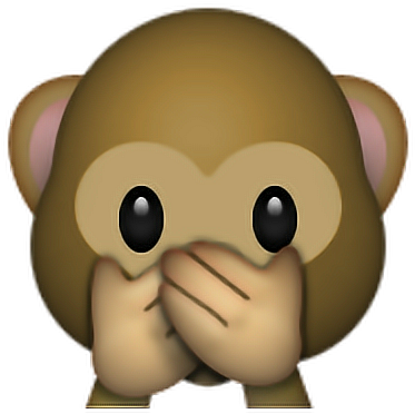 Tumblr Emoji Whatsapp Emoticon Omg Changuito Chango - Monkey Covering ...