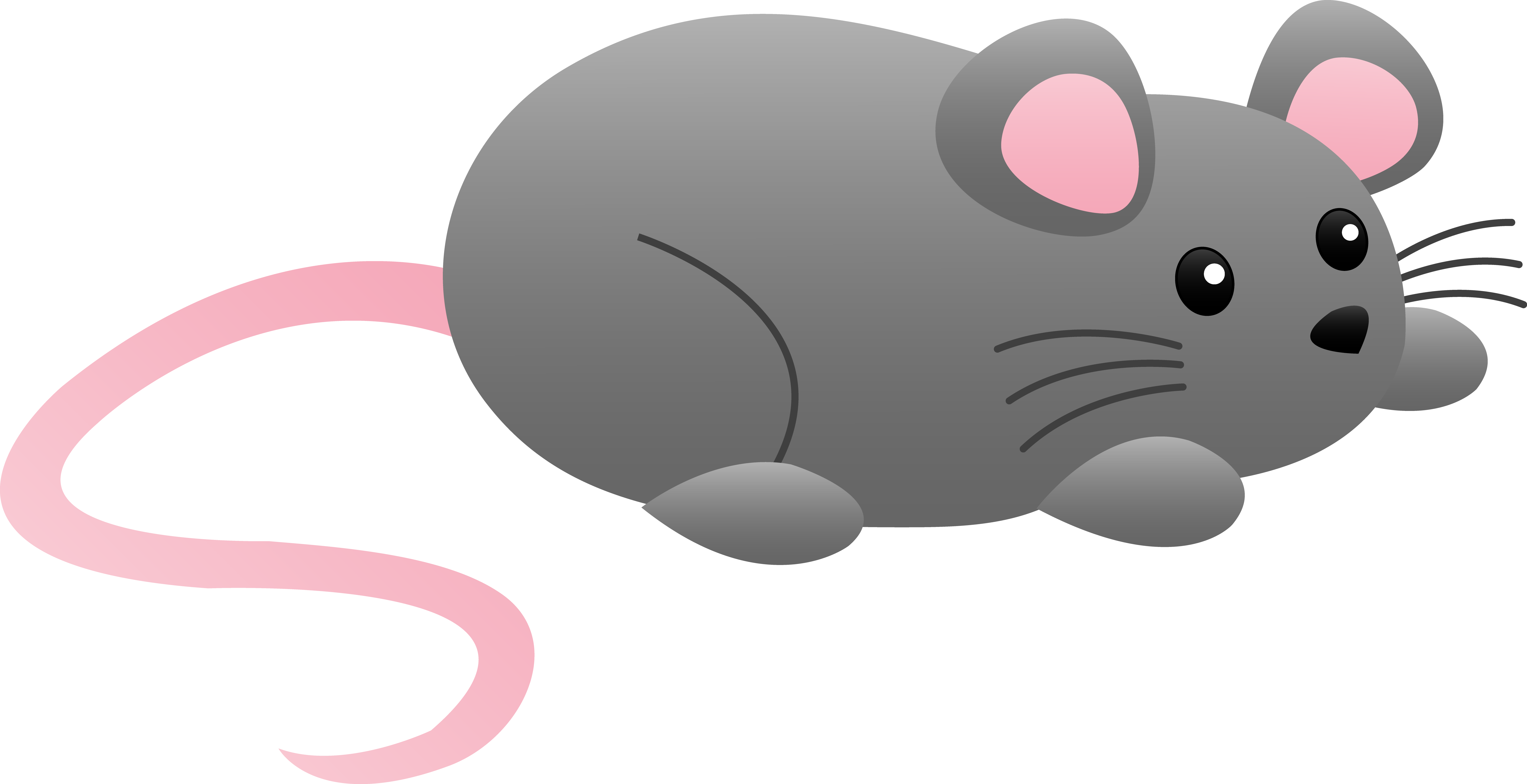 Rat Clipart Cute - <b>Mouse</b> Clipart (7169x3684) .