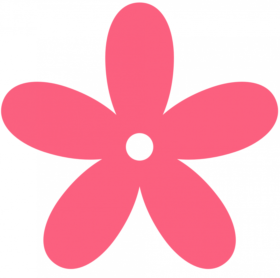 Coloring Pages Simple Flower Clip Art Elower Clipart - Small Flower ...